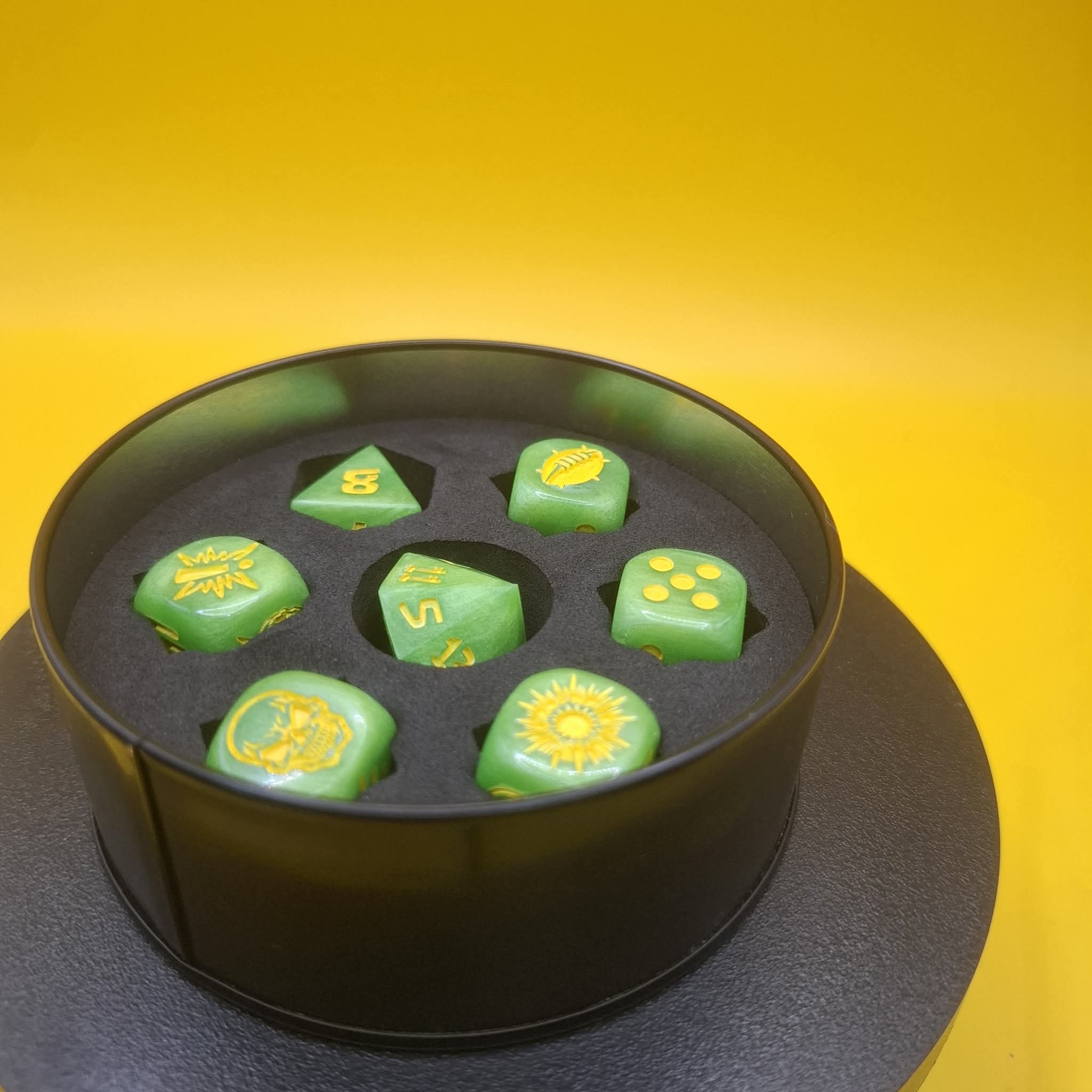 Hand Poured Resin Dice Set from Tatstabletop - Image 5