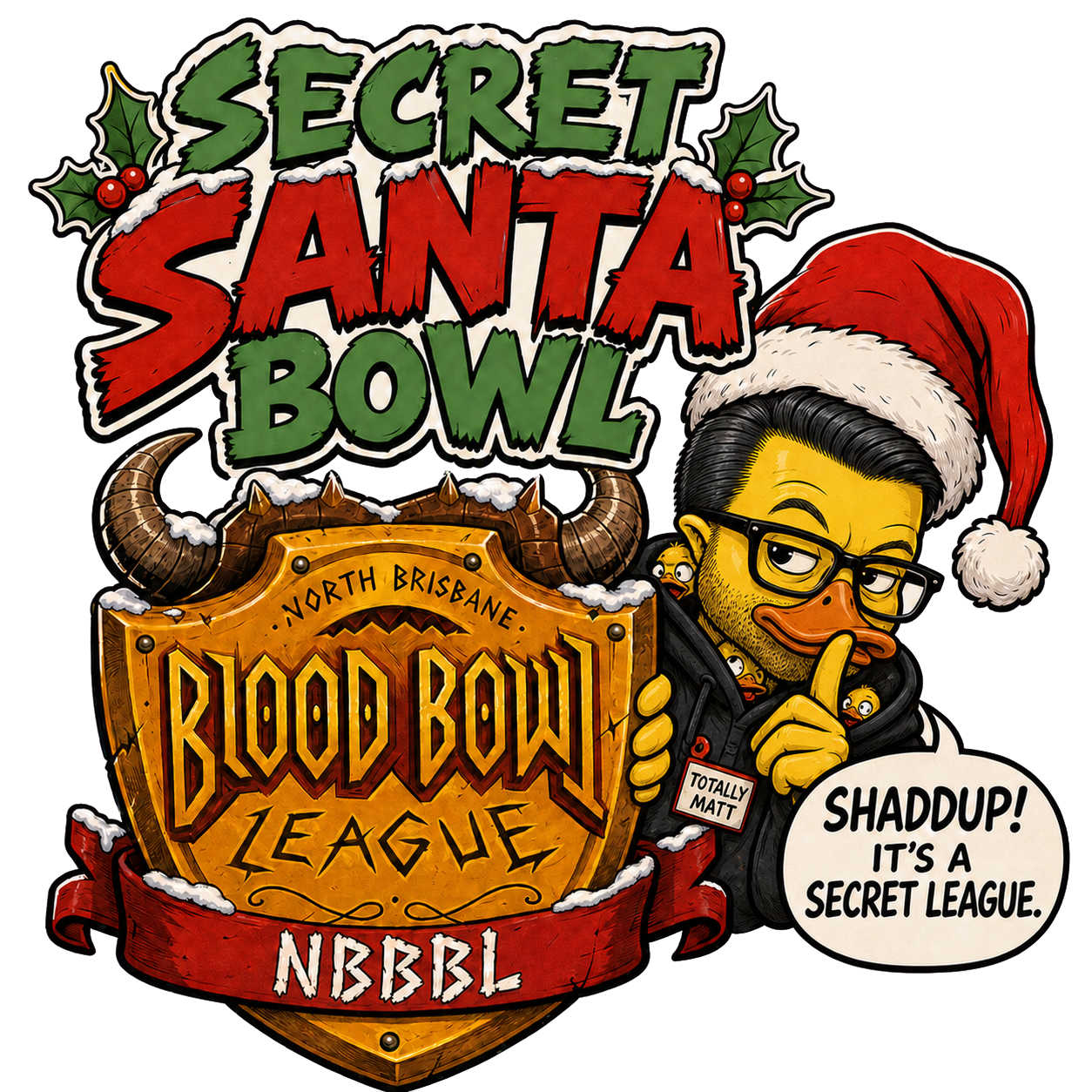 Secret Santa Bowl logo